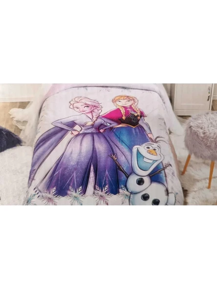 LİSANSLI TEK KİŞİLİK NEVRESİM TAKIMI FROZEN FROSTED - 4