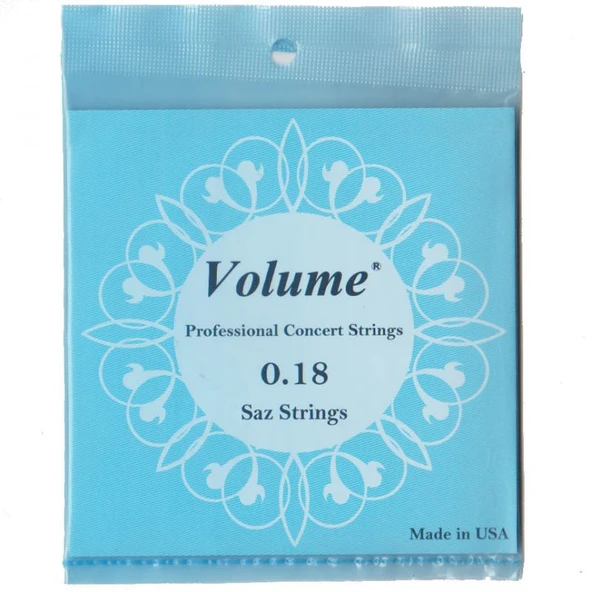 Volume 0.18 Profesyonel Kısa Sap Bağlama Teli (Topuzlu) ürün görseli 1