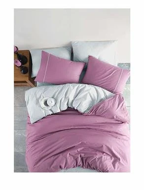 MAJOLİ ÇİFT KİŞİLİK RANFORCE DÜZ RENK NEVRESİM TAKIMI LONDON ürün görseli