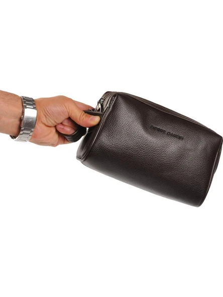 Pierre Cardin Erkek El Portföy Çantası Clutch Kahverengi 01PC002001-F-KH - 4