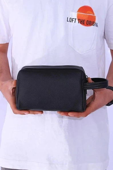 Pierre Cardin Erkek El Portföy Çantası Clutch Siyah 01PC002001-F-S - 7