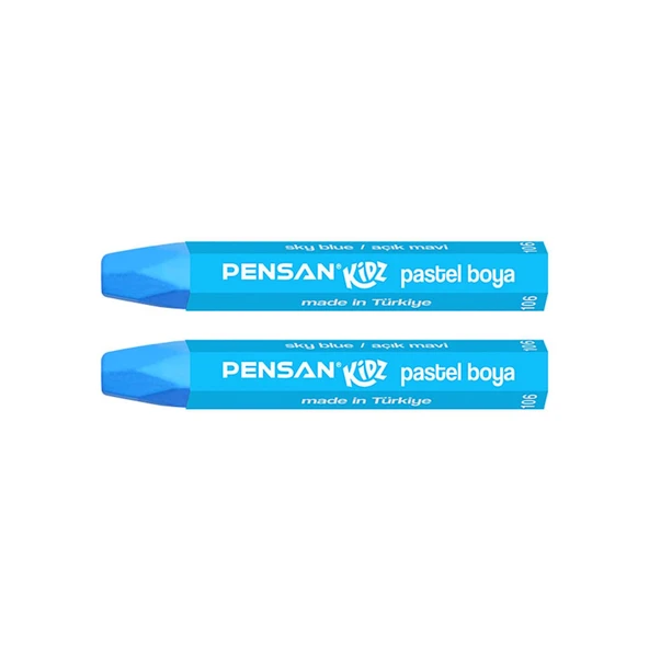 Pensan Kidz Karton Kutu Pastel Boya 24 Renk - 4