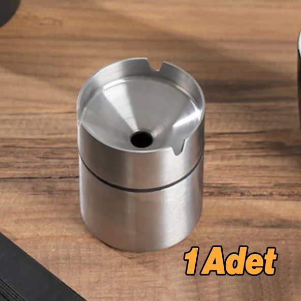 Dekoratif Küçük Küllük Araba İçi Bardak Uyumlu Çıkarılabilir Temizlenebilir Paslanmaz Metal 1 Adet - 6