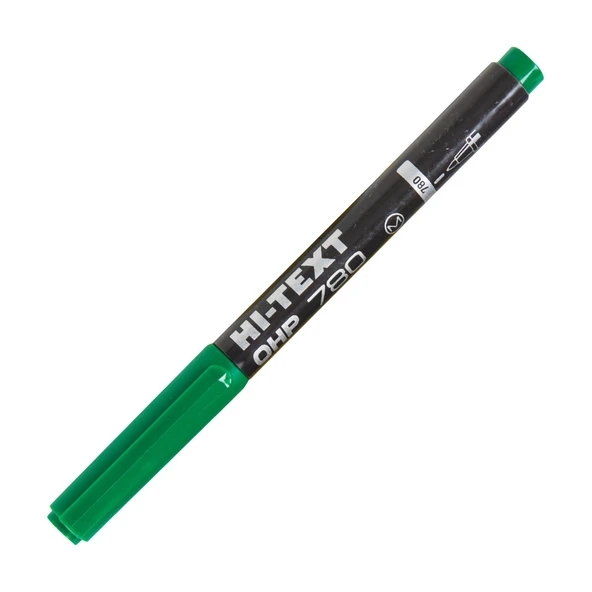 Hi-Text 780 OHP Permanent Kalem M Uç Asetat CD Kalemi Mavi Kırmızı Siyah - 5