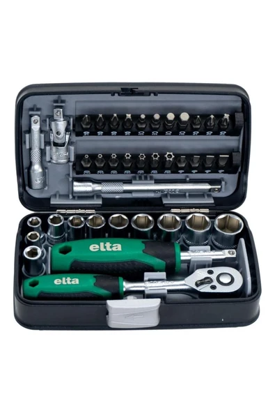 1/4" Altıköşe Cırcırlı Lokma Anahtar Ve Bits Uç Seti 38 Parça - 4