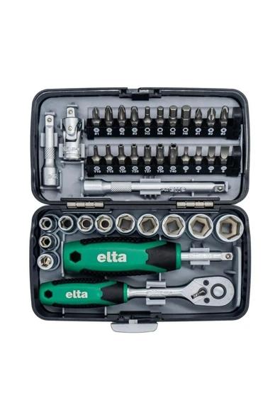 1/4" Altıköşe Cırcırlı Lokma Anahtar Ve Bits Uç Seti 38 Parça - 2