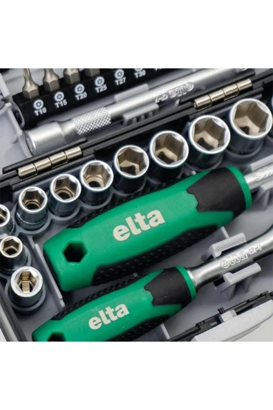 1/4" Altıköşe Cırcırlı Lokma Anahtar Ve Bits Uç Seti 38 Parça - 5