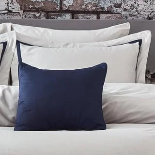 NAZİK SATEN NEVRESİM TAKIMI ÇİFT KİŞİLİK CARİSMA GRİ LACİVERT ürün görseli