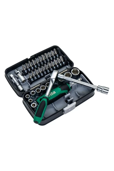 1/4" Altıköşe Cırcırlı Lokma Anahtar Ve Bits Uç Seti 38 Parça - 3