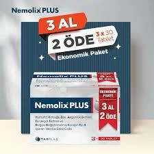 Nemolix Plus 30 Tablet - 3 Al 2 Öde