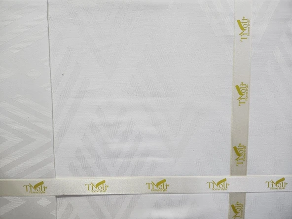 JAKAR PAMUK SATEN ÇİFT KİŞİLİK NEVRESİM TAKIMI DİAMOND KREM - Resim 4