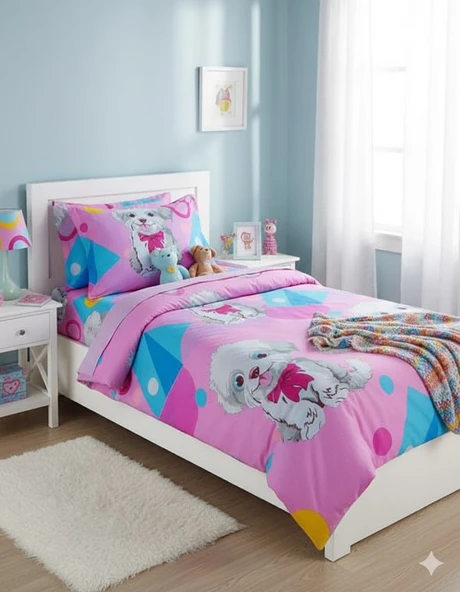 CEYLİN EKO TEK KİŞİLİK NEVRESİM TAKIMI KUÇUKUÇU - Resim 3