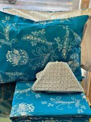 TÜRKİZ ELİT ÇİFT KİŞİLİK NEVRESİM TAKIMI GINATA ürün görseli