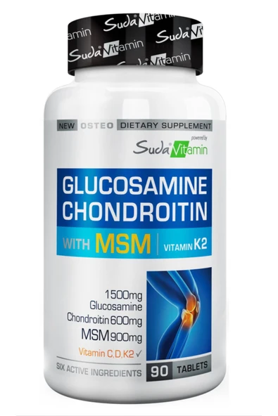 Suda Vitamin Glucosamine Chondroitin with MSM Vitamin K2 90 Tablet