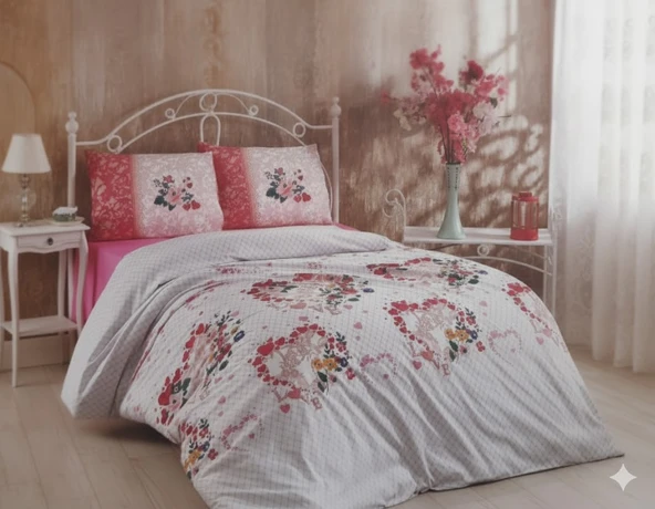 ÇİFT KİŞİLİK NEVRESİM TAKIMI ROMANTİK ürün görseli