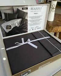 MAJOLİ ÇİFT KİŞİLİK RANFORCE DÜZ RENK NEVRESİM TAKIMI BERLİN - Resim 8