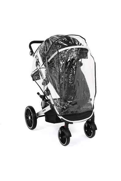 Ultra Lüx Capsule Egg Travel Sistem Bebek Arabası Siyah Silver - 5