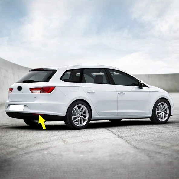 Seat Leon ST Wagon 2013-2016 Arka Tampon Sağ Reflektörü 5F9945106C ürün görseli 1