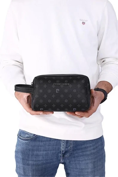 Pierre Cardin Erkek El Portföy Çantası Clutch Siyah 01PC002001-MO-S - 6