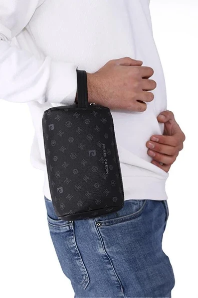 Pierre Cardin Erkek El Portföy Çantası Clutch Siyah 01PC002001-MO-S - 5