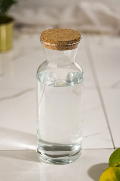 Mantar Kapaklı Karaf & Sürahi 1.5 Lt (Buzdolabı Kapak Rafına Sığar) - 4
