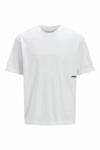 Jack Jones Unıon Smaol Prınt  Loose Fit Erkek Tişört 12273440 - 2
