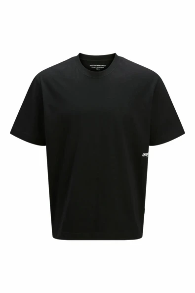 Jack Jones Unıon Smaol Prınt  Loose Fit Erkek Tişört 12273440 - 2