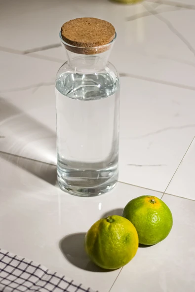 Mantar Kapaklı Karaf & Sürahi 1.5 Lt (Buzdolabı Kapak Rafına Sığar) - 3