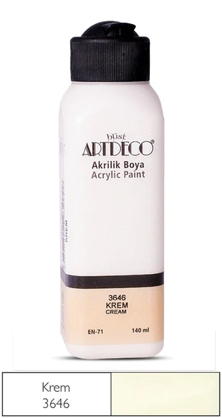 Artdeco Akrilik Boya 140 ml Krem 2 adet