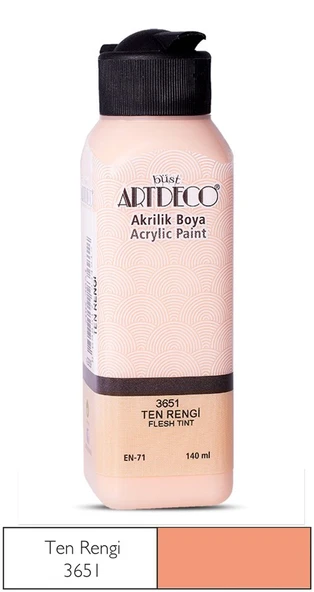 Artdeco Akrilik Boya 140 ml Ten Rengi 2 adet