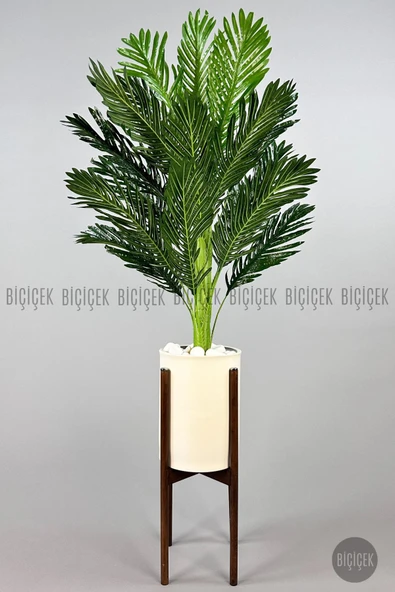 BİÇİÇEK 150cm Areka Ağacı Ayaklı Metal Saksıda - 5
