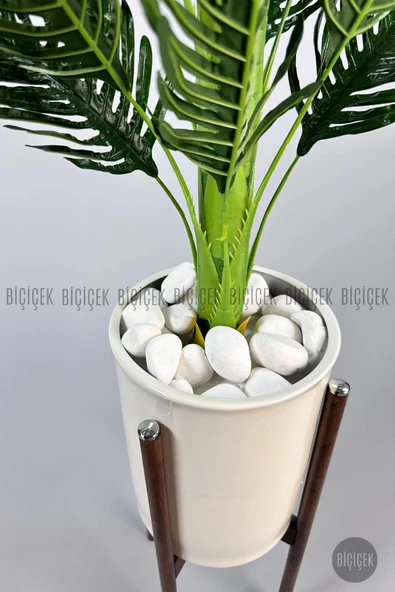 BİÇİÇEK 150cm Areka Ağacı Ayaklı Metal Saksıda - 4