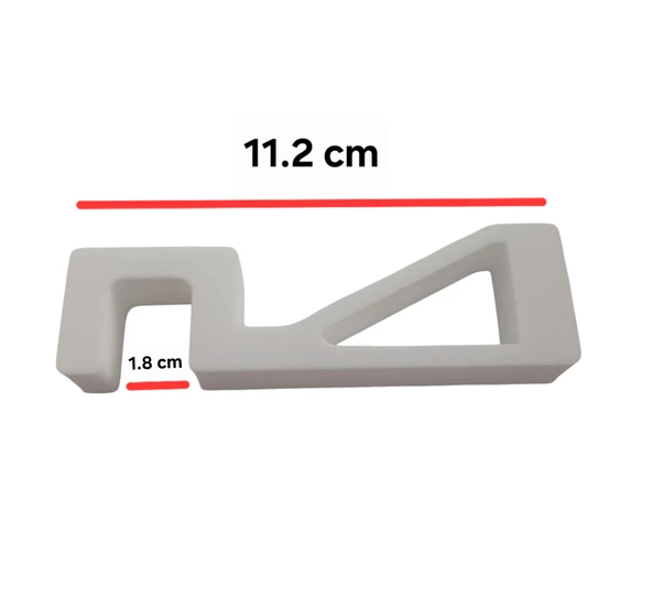 4 Adet Plastik Pencere Kolu Kapı Cam Aralama Stoperi Kolu Tutucu Tutacağı Durdurucu Tamponu - 5