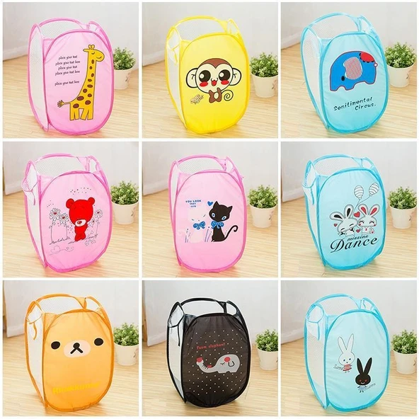 Oyuncak Ve Çamaşır Sepeti - Hayvan Figürlü - Yeni Dev Boy - Resim 2