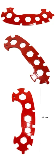 Bisiklet Tamir Anahtarı (06mm-17mm) - 15 in 1 - 4
