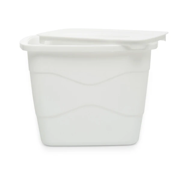 Dolap Kapağına Asılan Kapaklı Pratik Çöp Kovası - 4