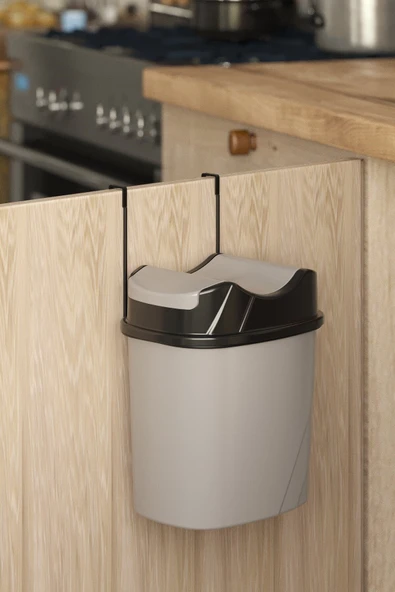 Askılı Pratik Çöp Kovası  5.5 litre Asılabilir - 5