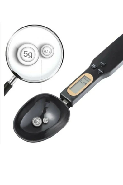 Dijital Mutfak Ölçüm Kaşığı - Lcd Ekran Hassas Mutfak Tartısı 500gr./0.1 Gr. - Resim 3