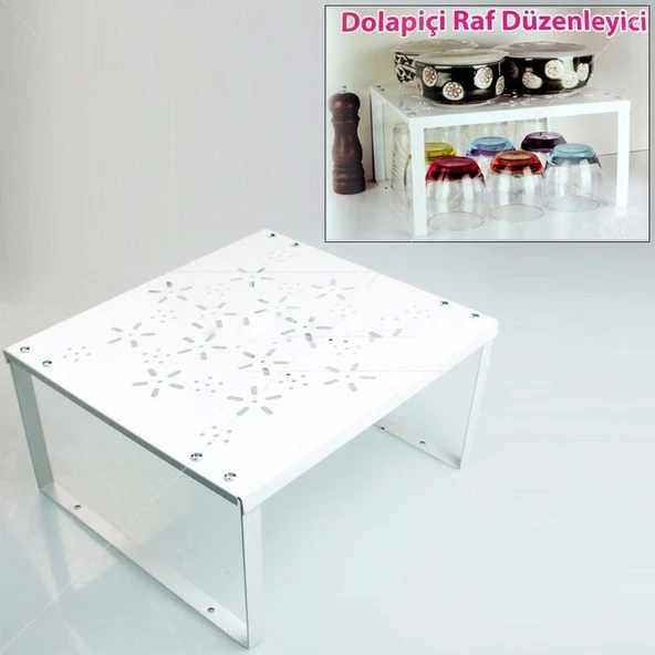 Dolap İçi Raf Düzenleyici Raf - 3