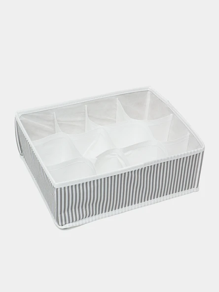 12 Bölmeli Pratik Bölmeli Çekmece Düzenleyici Organizer(İç Çamaşırı Kravat Çorap Düzenleyici) - Resim 4