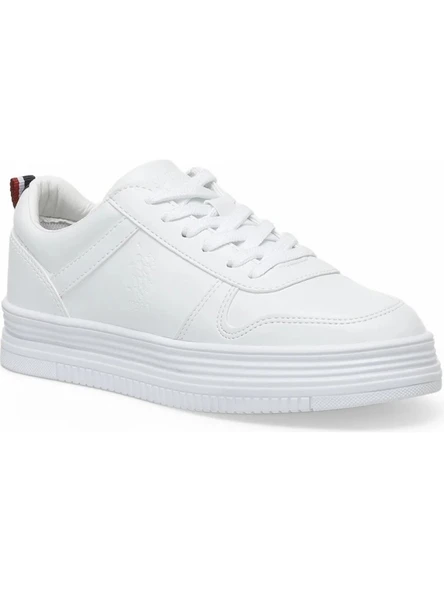 U.S. Polo Assn. Suri 5FX Kadın Beyaz Sneaker Ayakkabı - 5