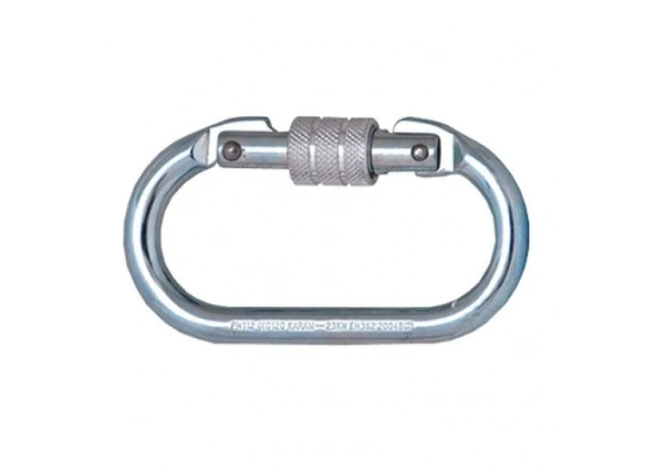 Otomatik Kilitli Oval Çelik Karabina CE Belgeli - Resim 3