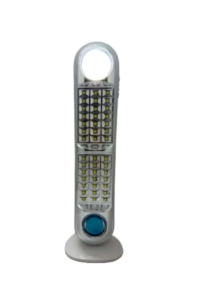 42+1 Led Işıklı Şarjlı Solar Güneş Enerjili Askılı -Masaüstü Kullanılabilir Süper Led Işıldak-8683 - Resim 5