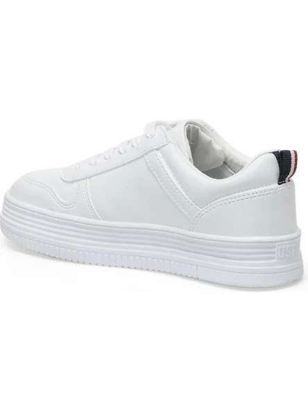 U.S. Polo Assn. Suri 5FX Kadın Beyaz Sneaker Ayakkabı - 3