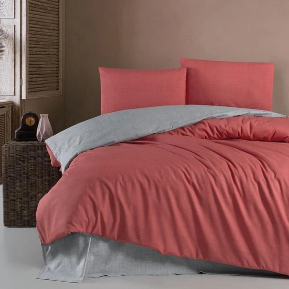 Schafer Home Perry Nevresim Takımı Çift Kişilik Kiremit Renk