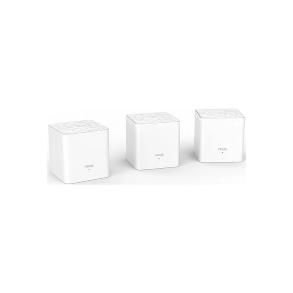 <![CDATA[TENDA NOVA MW3-3 AC1200 Dual Band Mesafe Genişletici EV Ofis Tipi Mesh Router 3-lü paket]]>