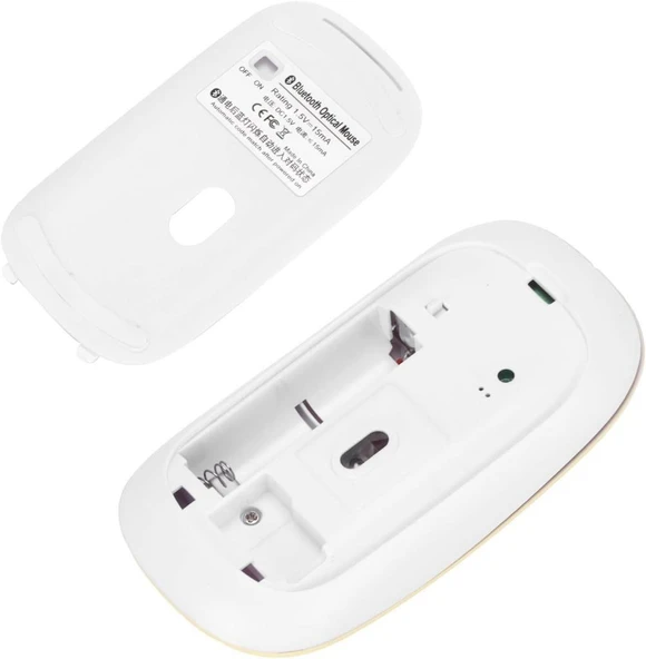 Xiaomi Redmi Pad Pro 12" Uyumlu Kablosuz Bluetooth Pilli Optik Mouse - Yeşil - 5