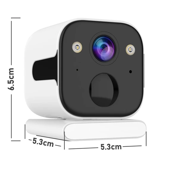Okam 3030 Mini WiFi Gece Görüş Sesli Konuşma WaterProof 2400mah Dahili Batarya Akıllı Kamera - 2