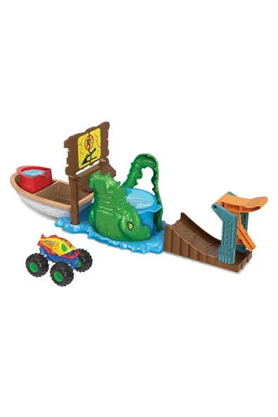 HOTWHEELS RENK DEĞİŞTİREN ARAÇ TİMSAHTAN KAÇIŞ - 5