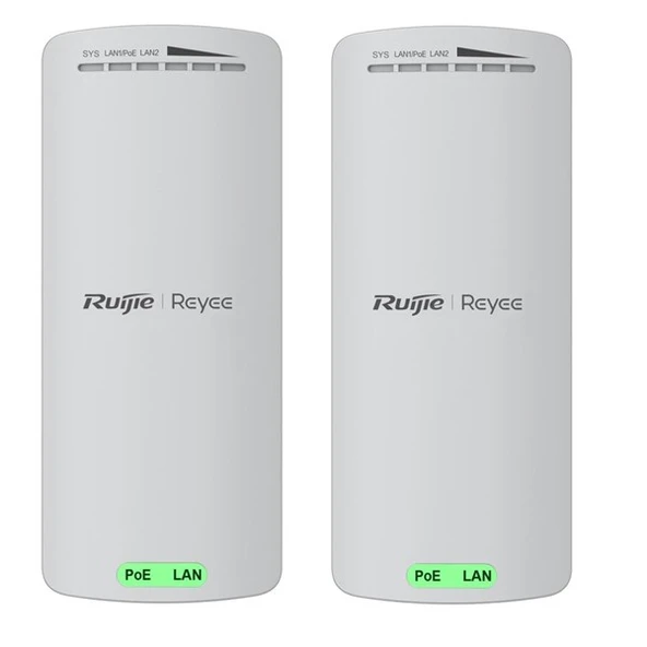 <![CDATA[RUIJIE RG-EST100-E 300mbps 2.4ghz 500metreye kadar Harici Access Point 2-li Set]]>